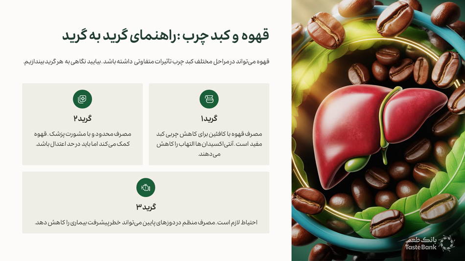 قهوه برای کبد گرید 3 و 2 بانک طعم