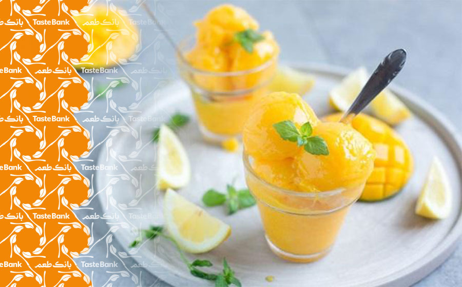 اسموتی انبه و شیر نارگیل