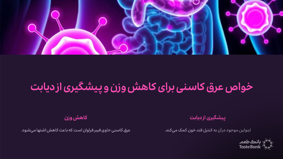 فواید عرق کاسنی برای لاغری | بانک طعم