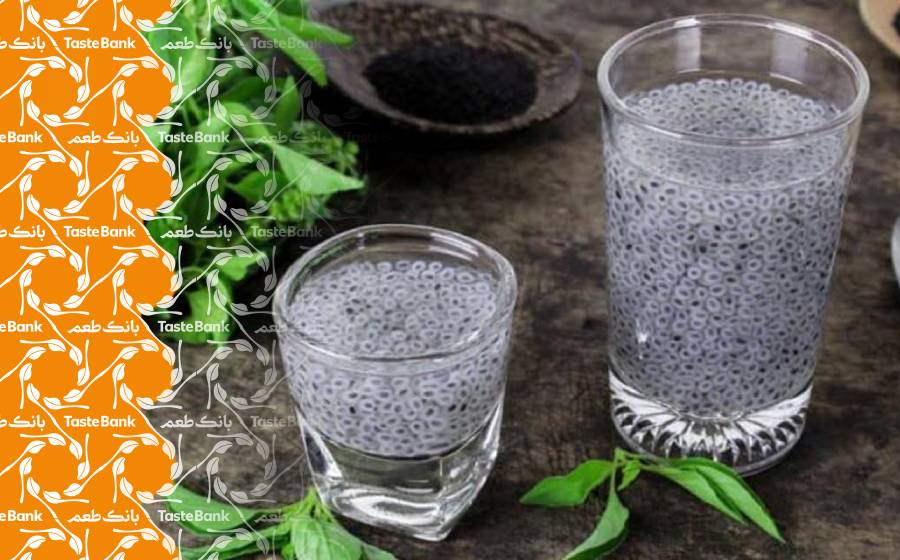 شربت خنک تخم شربتی