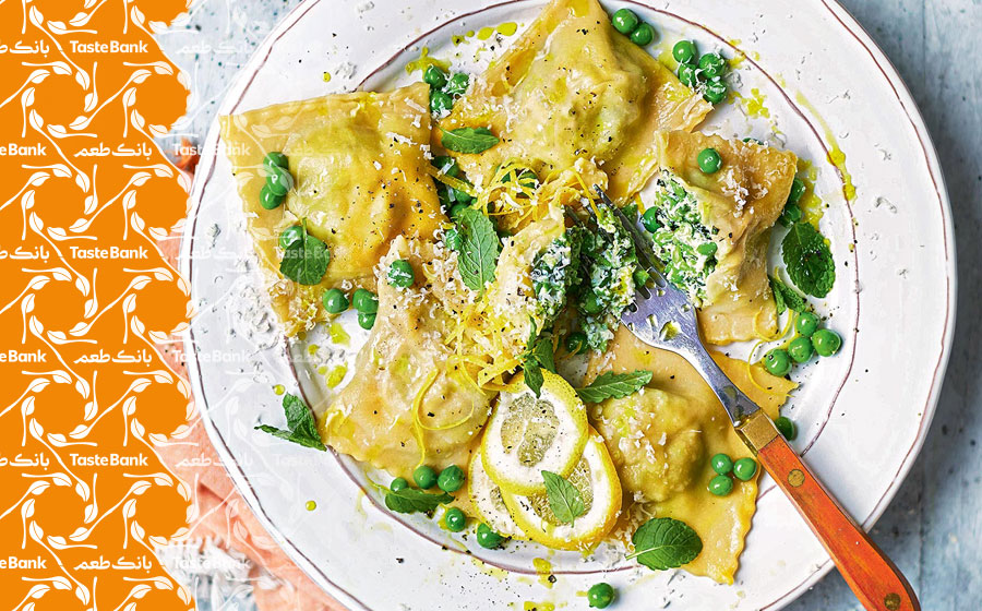 راویولی نخود فرنگی