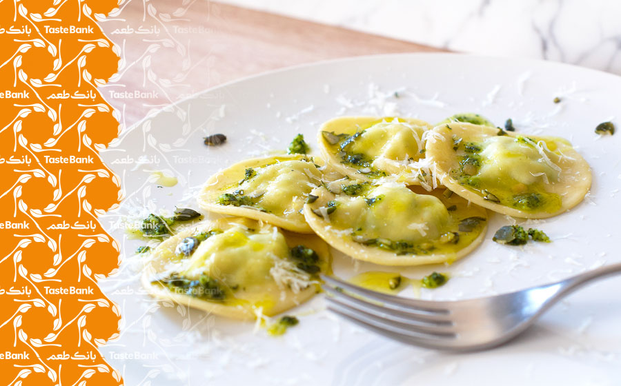 راویولی نخود فرنگی