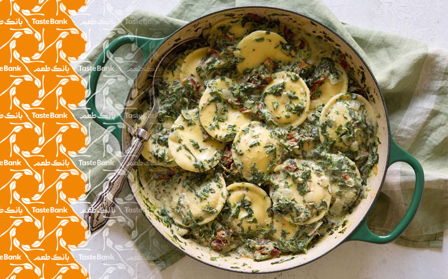 راویولی نخود فرنگی