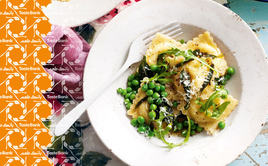 راویولی نخود فرنگی