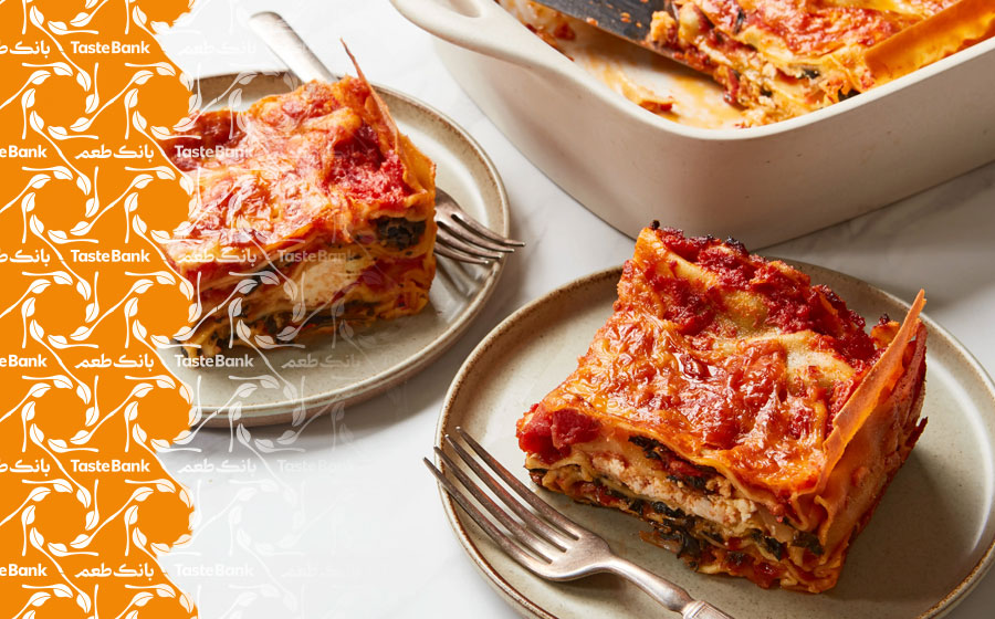 طرز تهیه لازانیا با پنیر پیتزا
