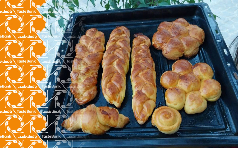 طرز تهیه نان شیرمال شیرین