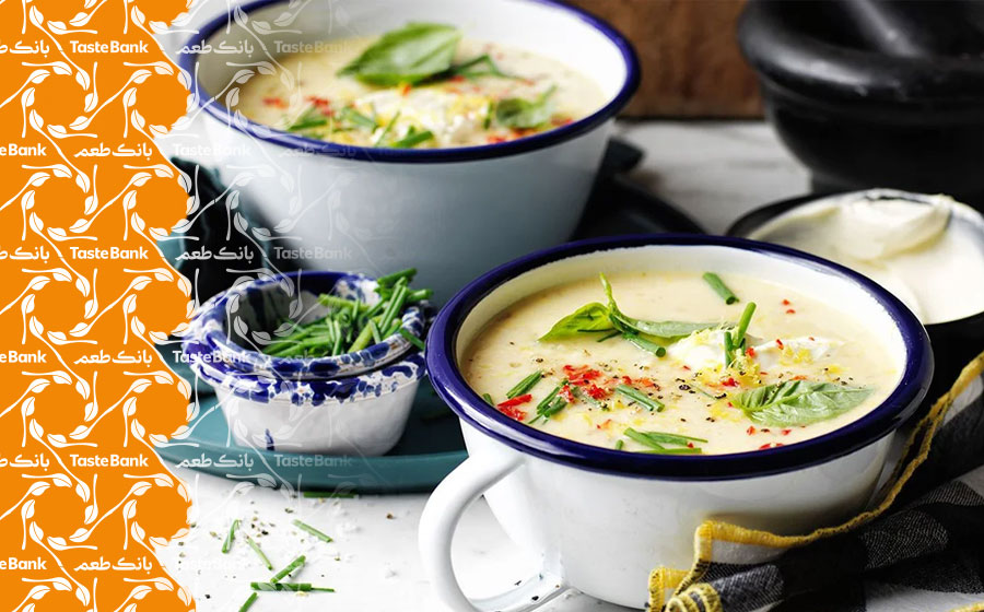 سوپ شیر با جو