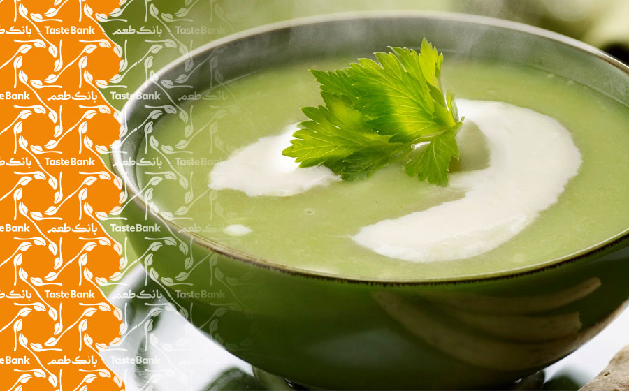 سوپ کرفس و مرغ