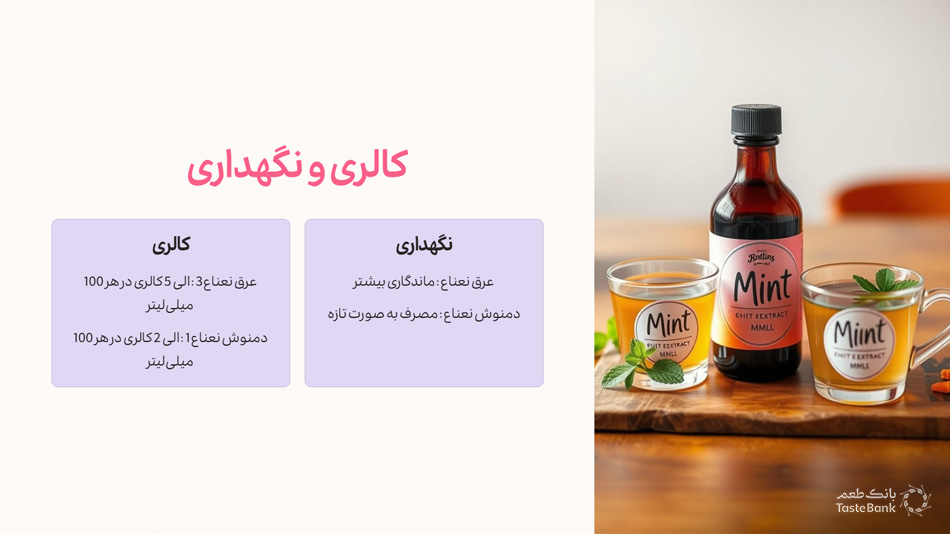 تفاوت عرق و دمنوش | بانک طعم