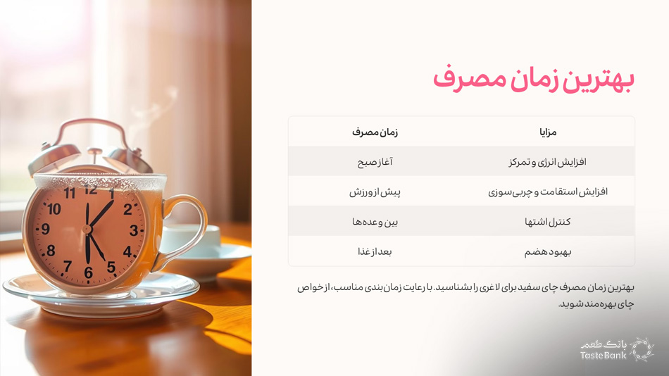 چگونه چای سفید باعث کاهش وزن میشود | بانک طعم