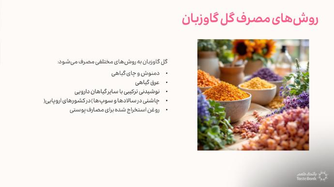 خاصیت گل گاوزبان و روشهای مصرف گل گاوزبان | بانک طعم