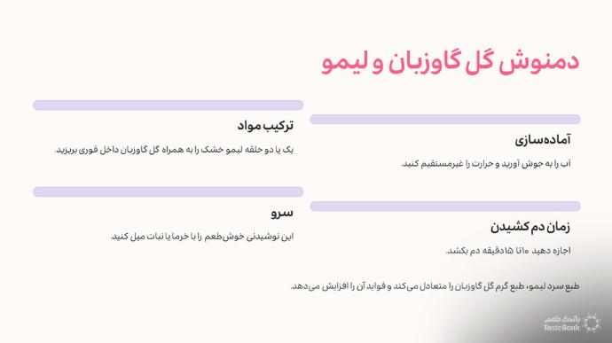 گل گاوزبان برای چی خوبه | بانک طعم