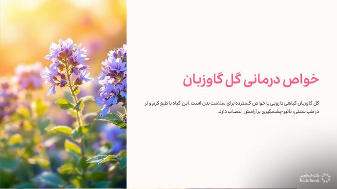 خواص گل گاوزبان برای بدن | بانک طعم