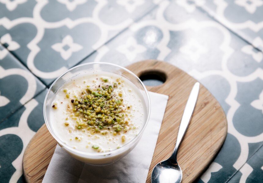 طرز تهیه فرنی