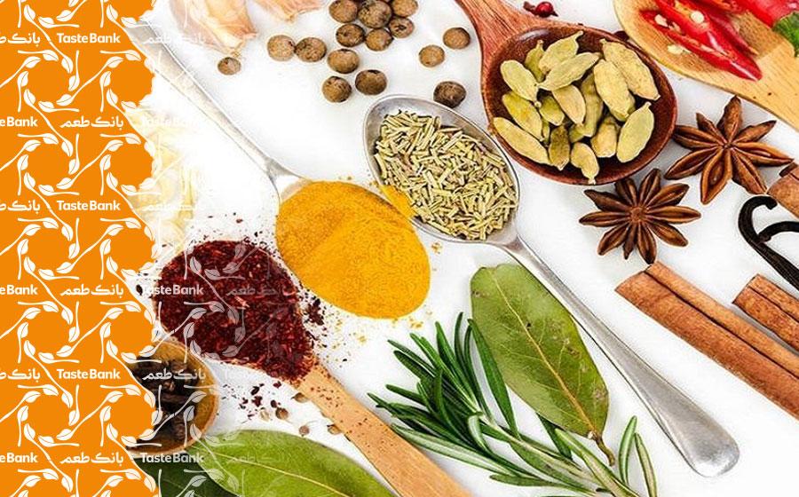 ادویه های مناسب برای غذا